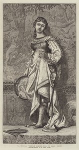 La Regina, een Venetiaanse Danseres door Elihu Vedder